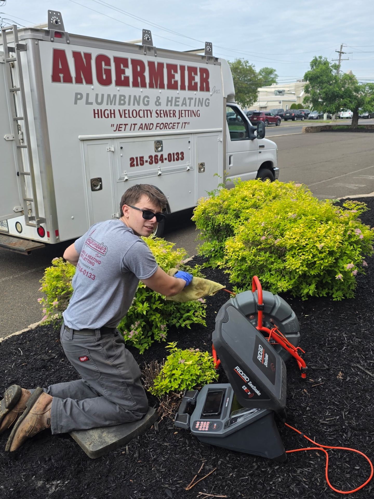 Sewer lateral camera inspection in Southampton, PA